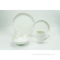 Set Dinner Stoneware Glazed Reaktif Selesai Dalam Kilau